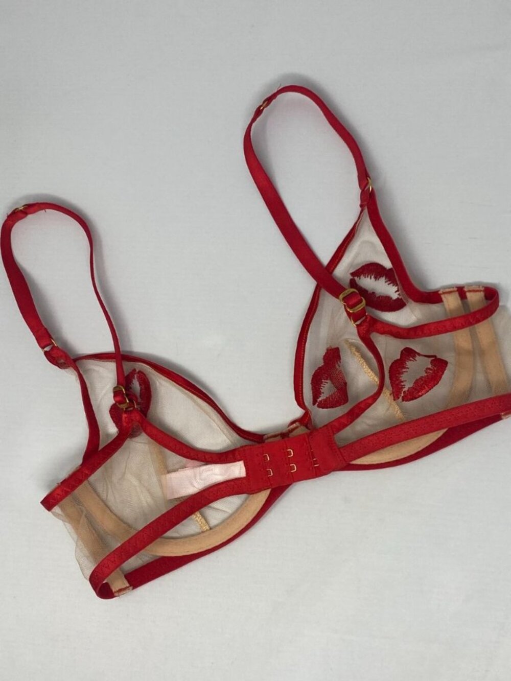 Agent Provocateur Lotie Red Kiss Bra 32C New - Picture 11 of 14